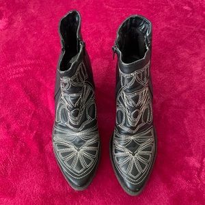 Stitched Ankle Boots